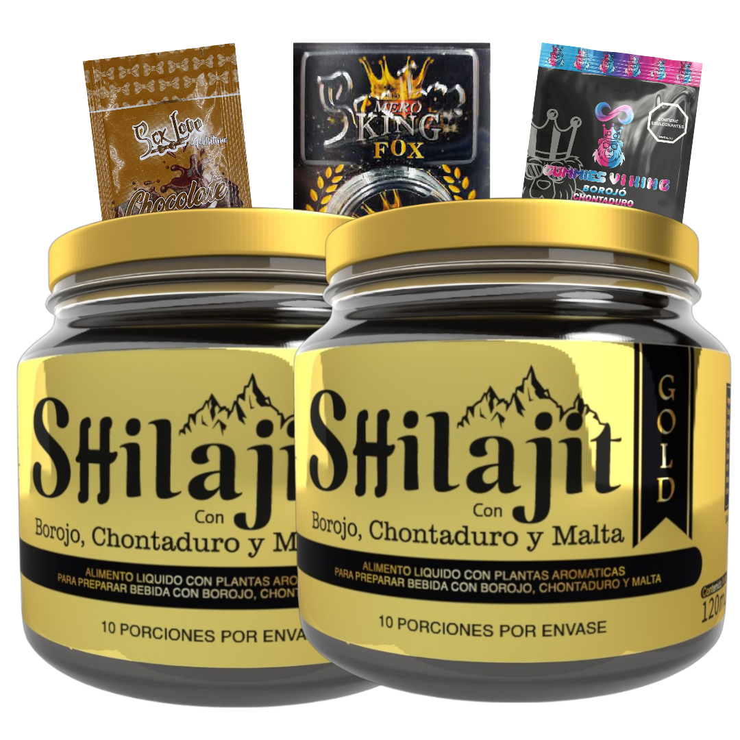 Shlajit Gold x2 +Gumies +Sachet +Mero 5g